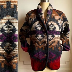 Vintage Woolrich Blazer Jacket Sustainable Fashion with Zero Waste